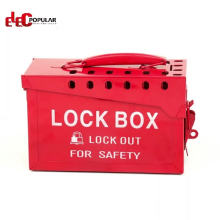 Elecpopular Chinese Factory Heavy-Duty Steel Group Lockout Tagout Box for Safety Padlocks